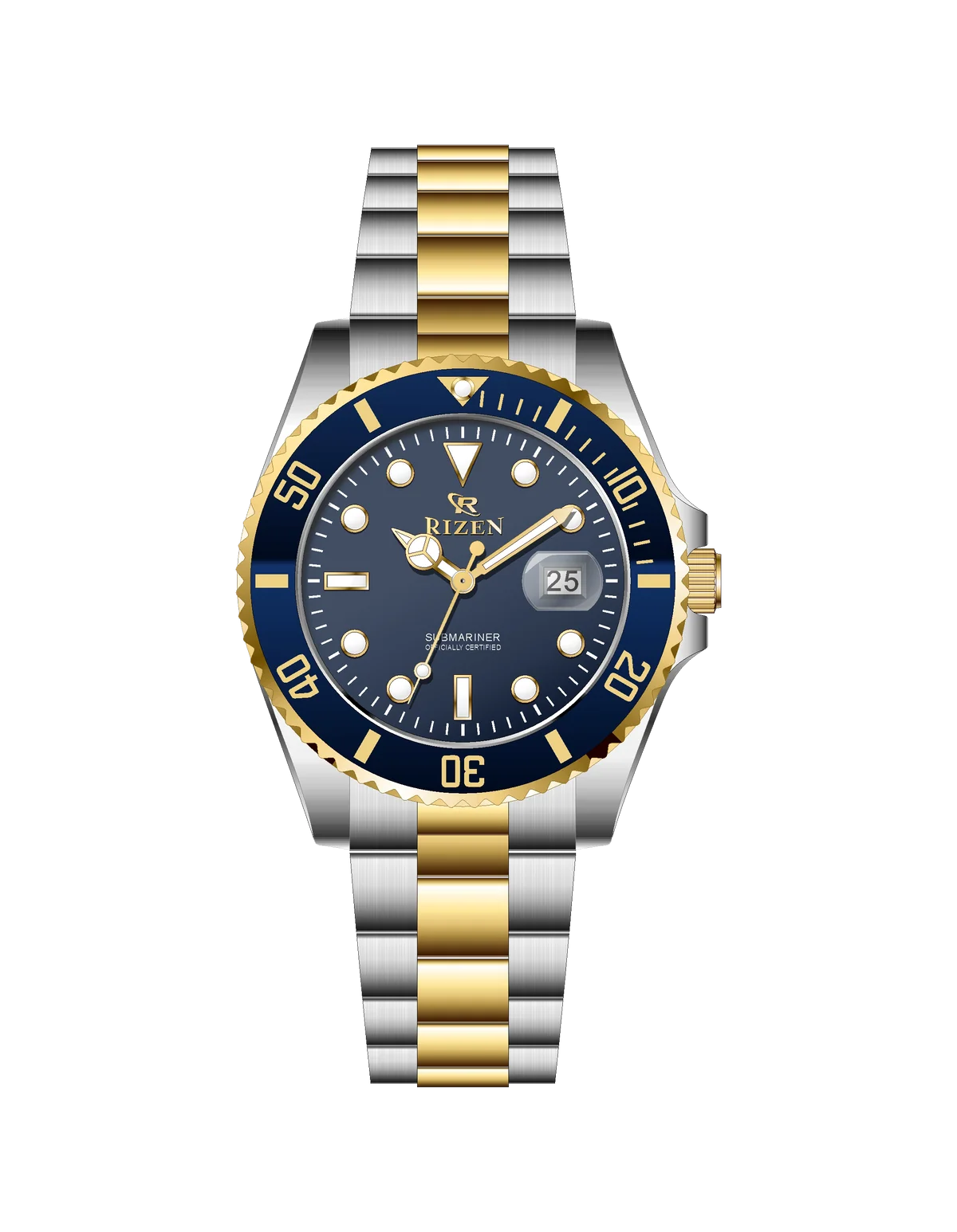 Rizen Altair RZ-0926 Two Tone stainless steel Quartz