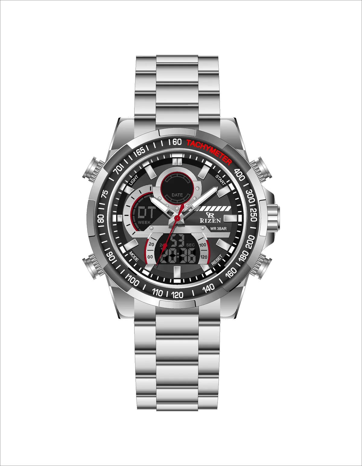 Rizen Armor Steel RZ-0856 stainless steel Quartz