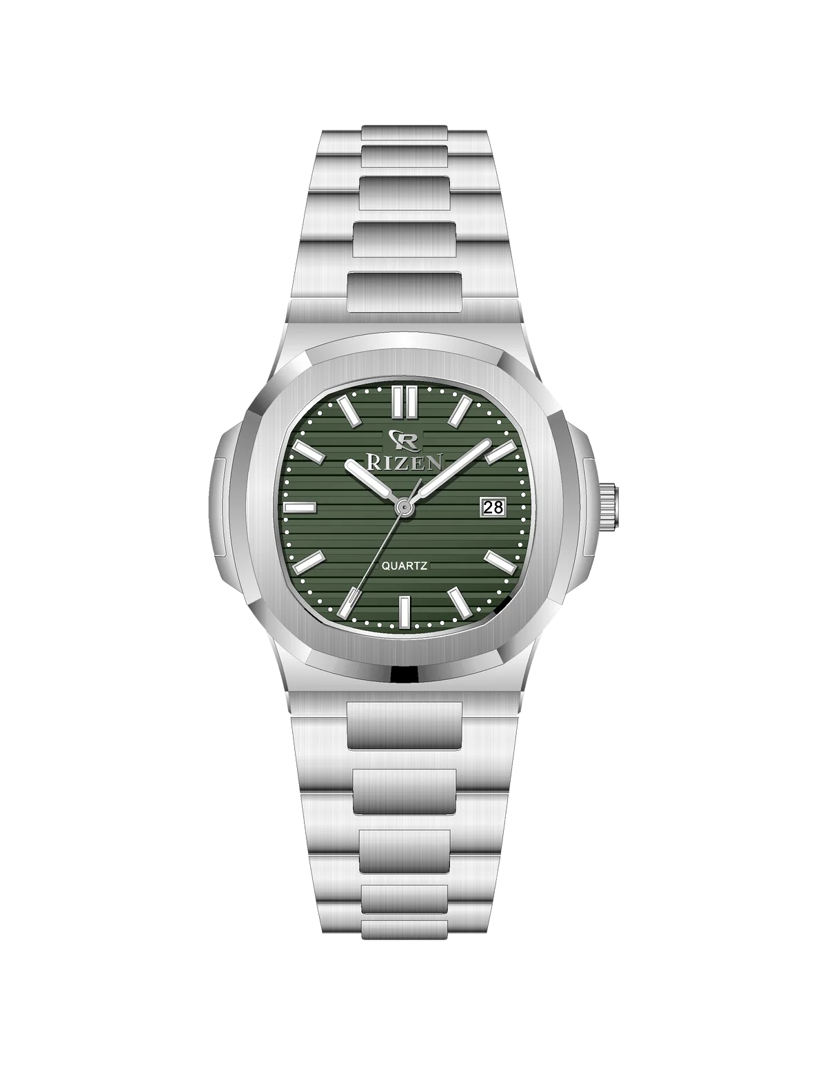Rizen Bravo Silver RZ-0917 Stainless Steel