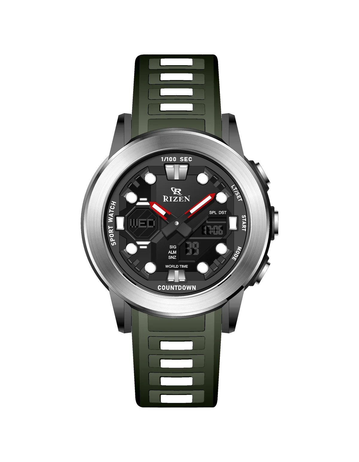 Rizen Drift RZ-0904 Salicon Strap Quartz