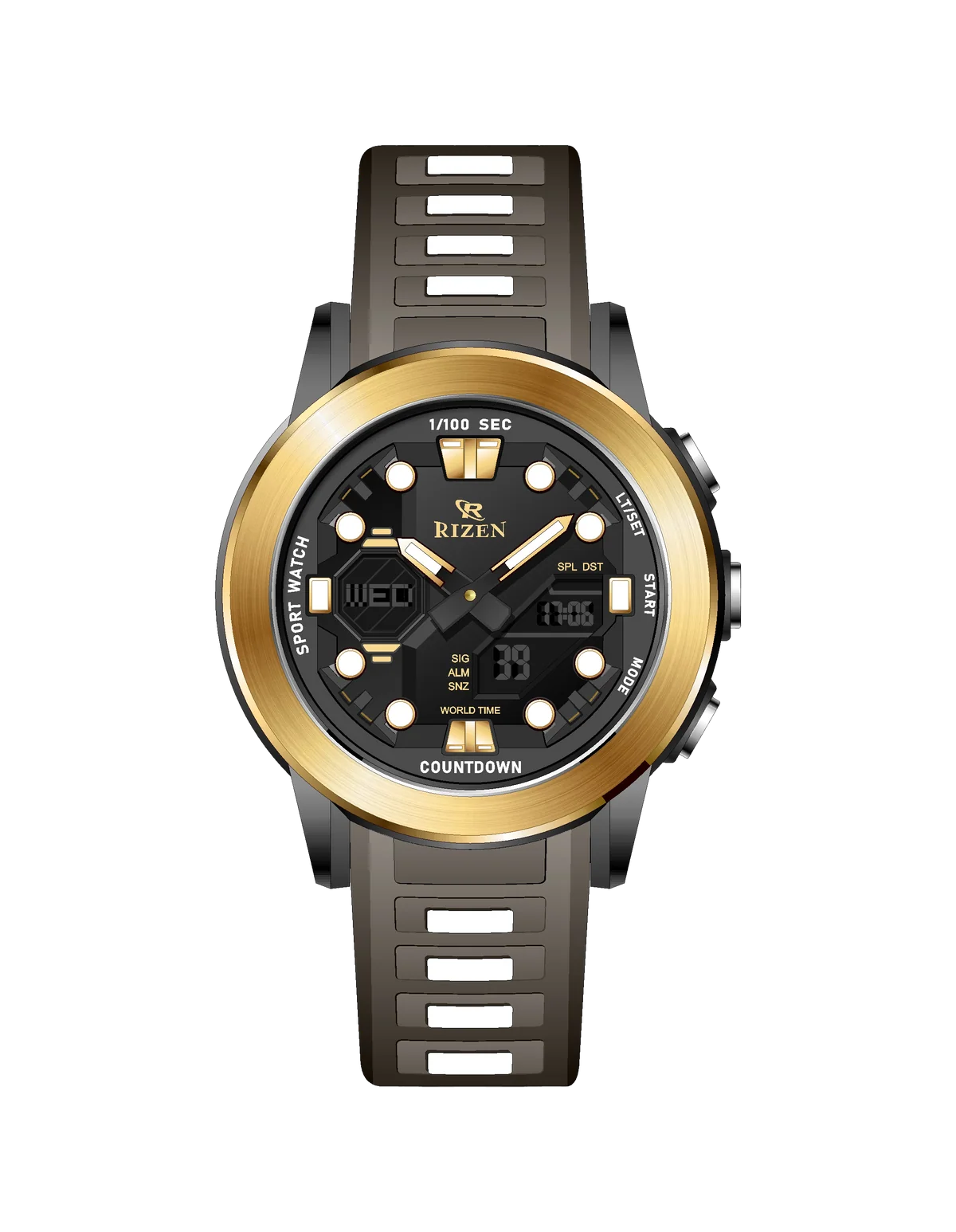 Rizen Drift RZ-0904 Salicon Strap Quartz