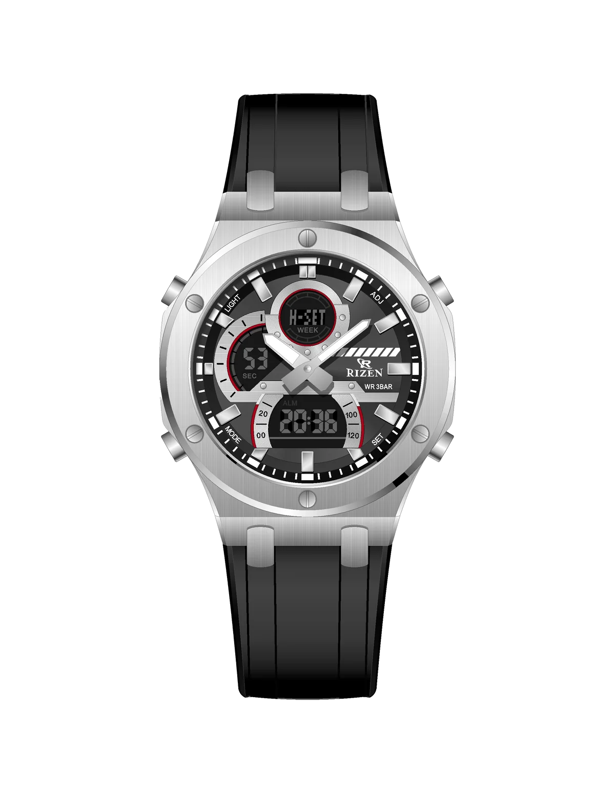 Rizen Force RZ-0854 Salicon Strap Quartz