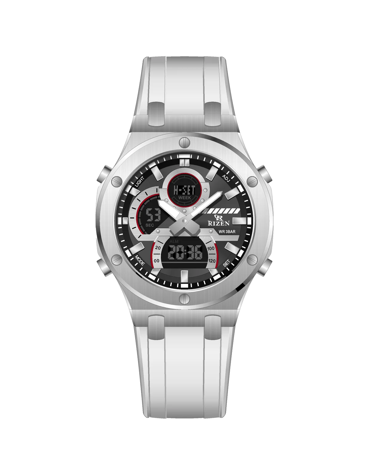 Rizen Force RZ-0854 Salicon Strap Quartz