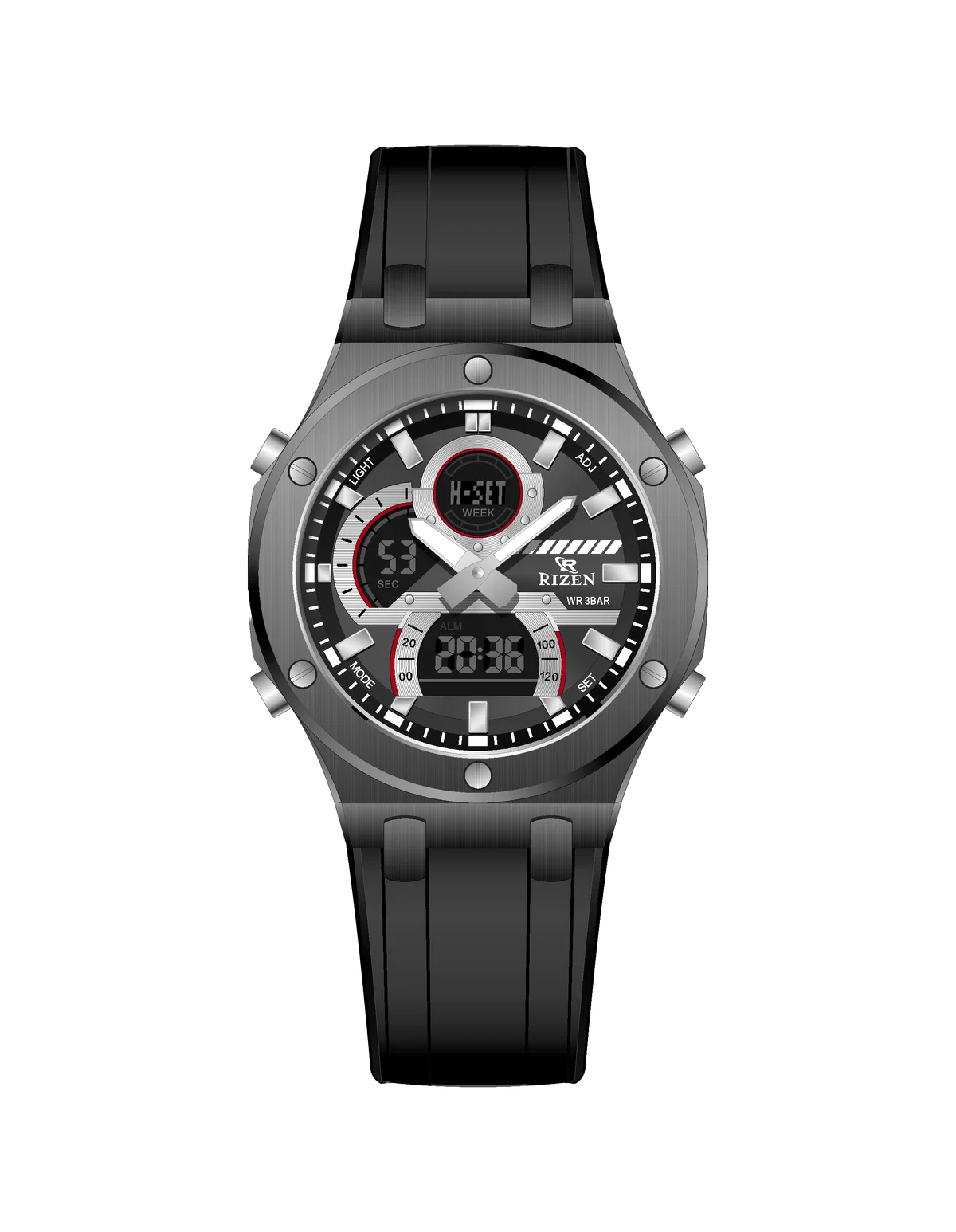 Rizen Force RZ-0854 Salicon Strap Quartz