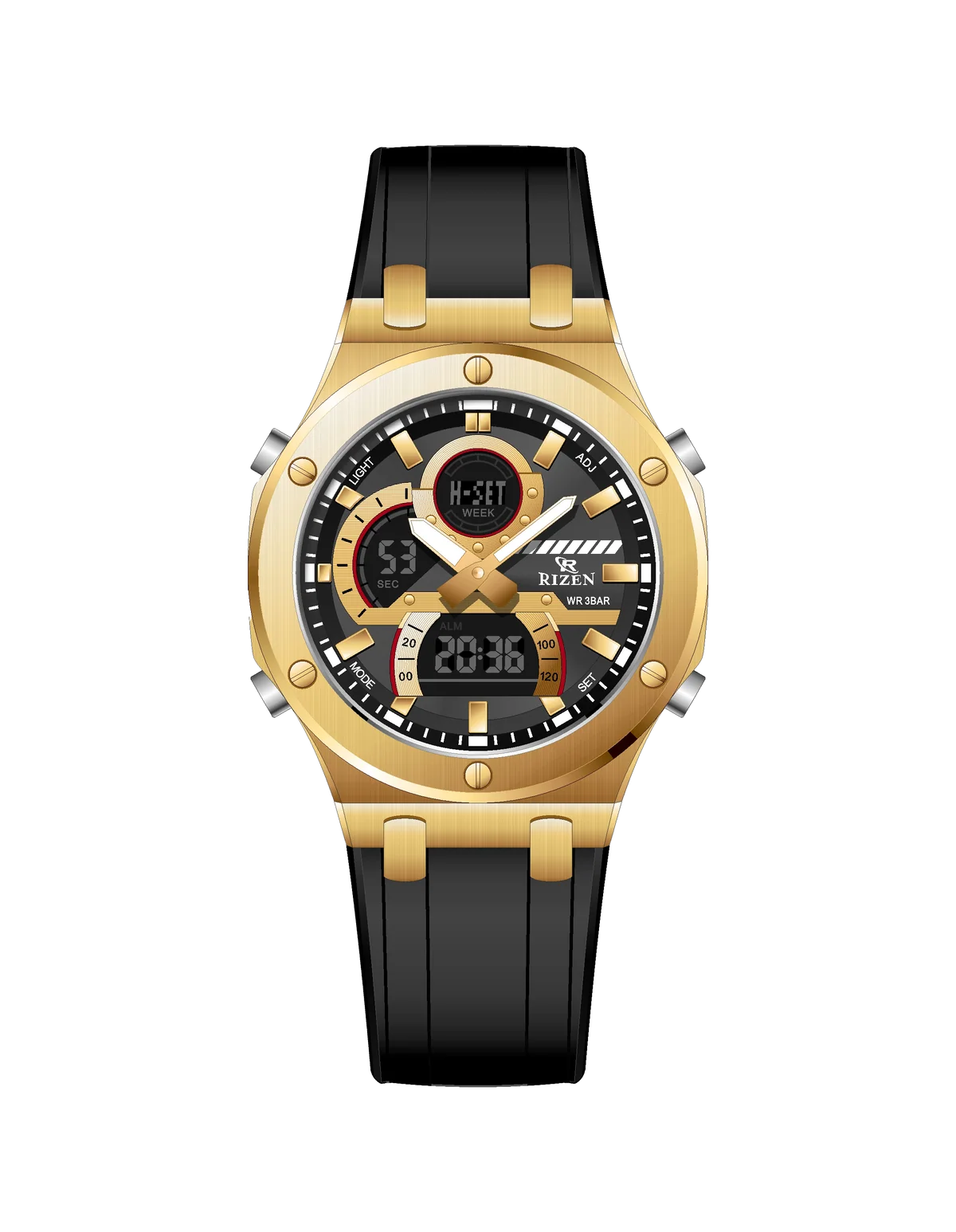 Rizen Force RZ-0854 Salicon Strap Quartz