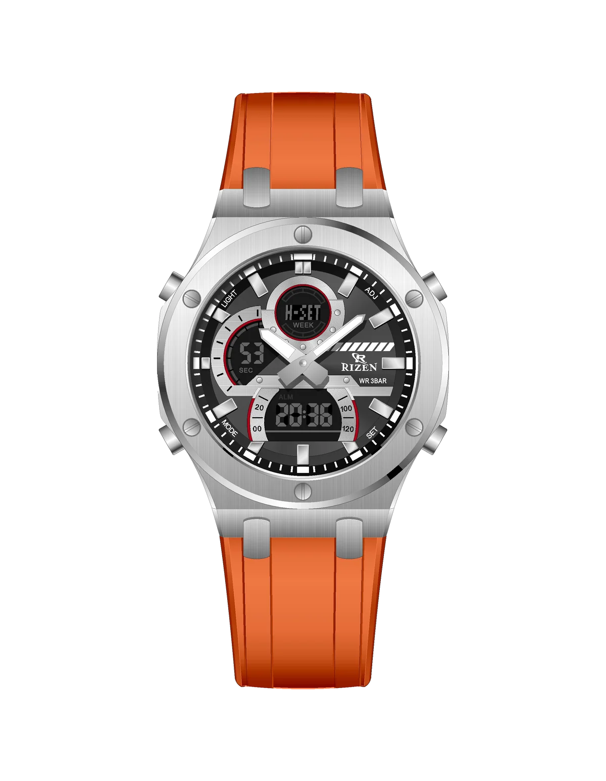 Rizen Force RZ-0854 Salicon Strap Quartz