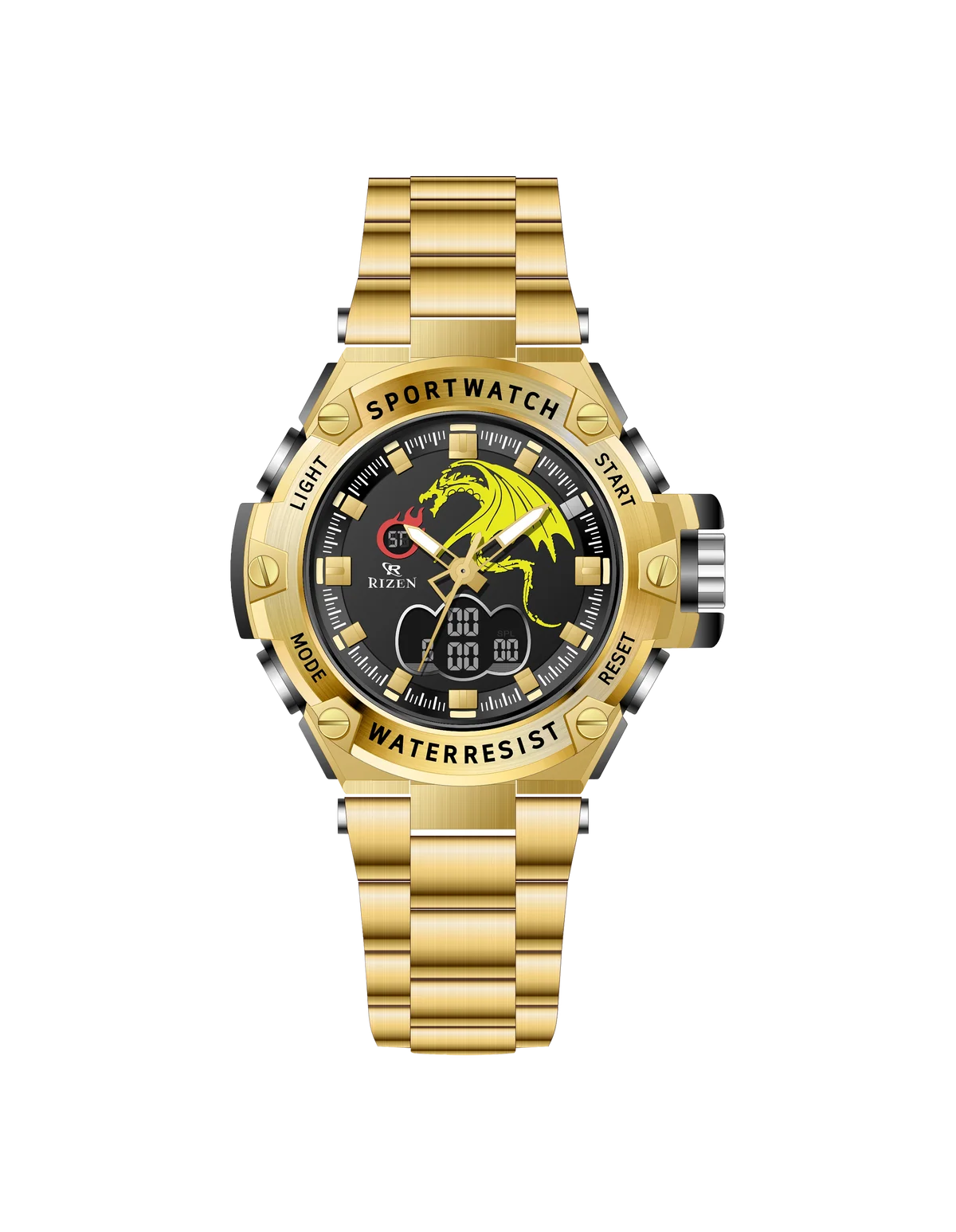 Rizen Ironclad RZ-0898 stainless steel Quartz