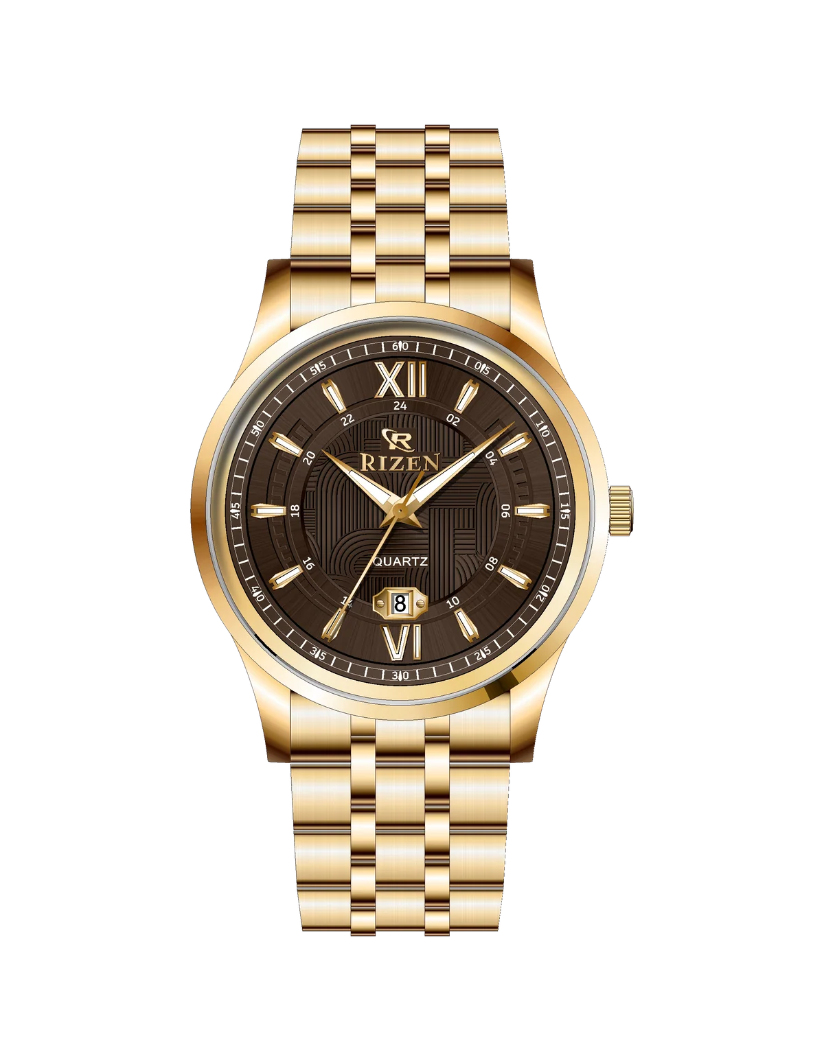 Rizen Stravon Gold RZ-0832 Stainless Steel Quartz