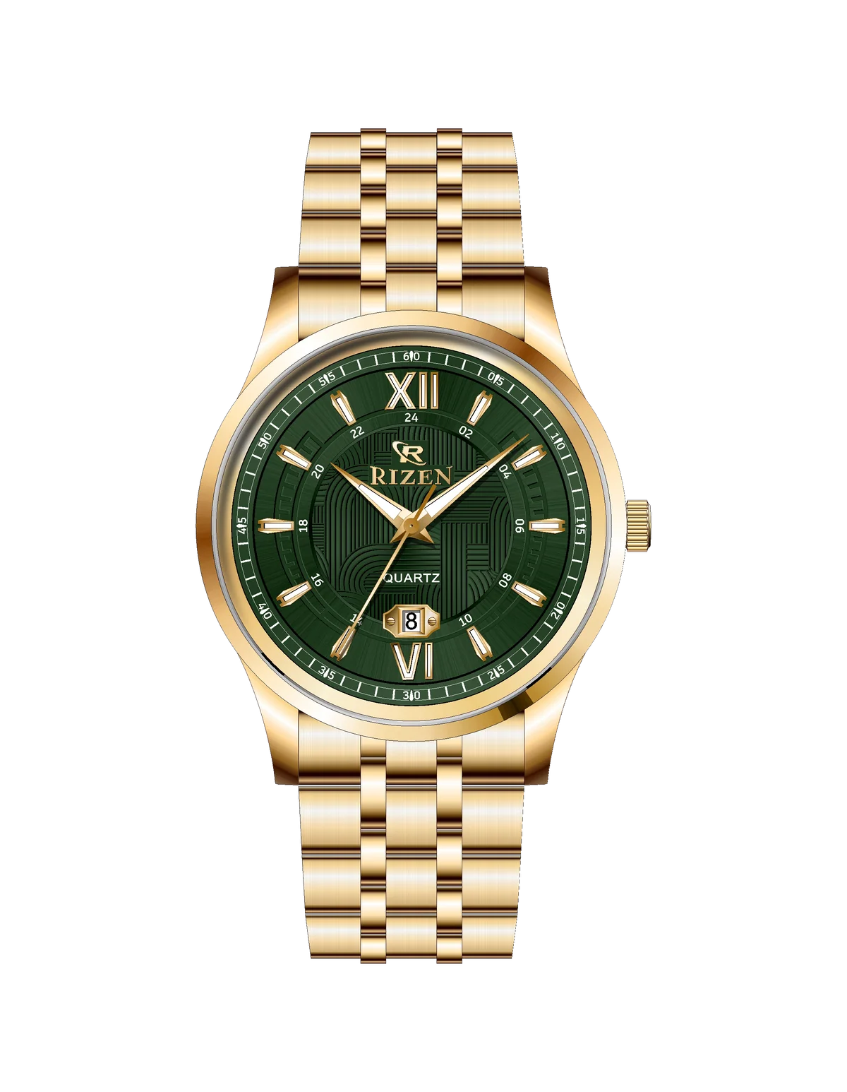 Rizen Stravon Gold RZ-0832 Stainless Steel Quartz