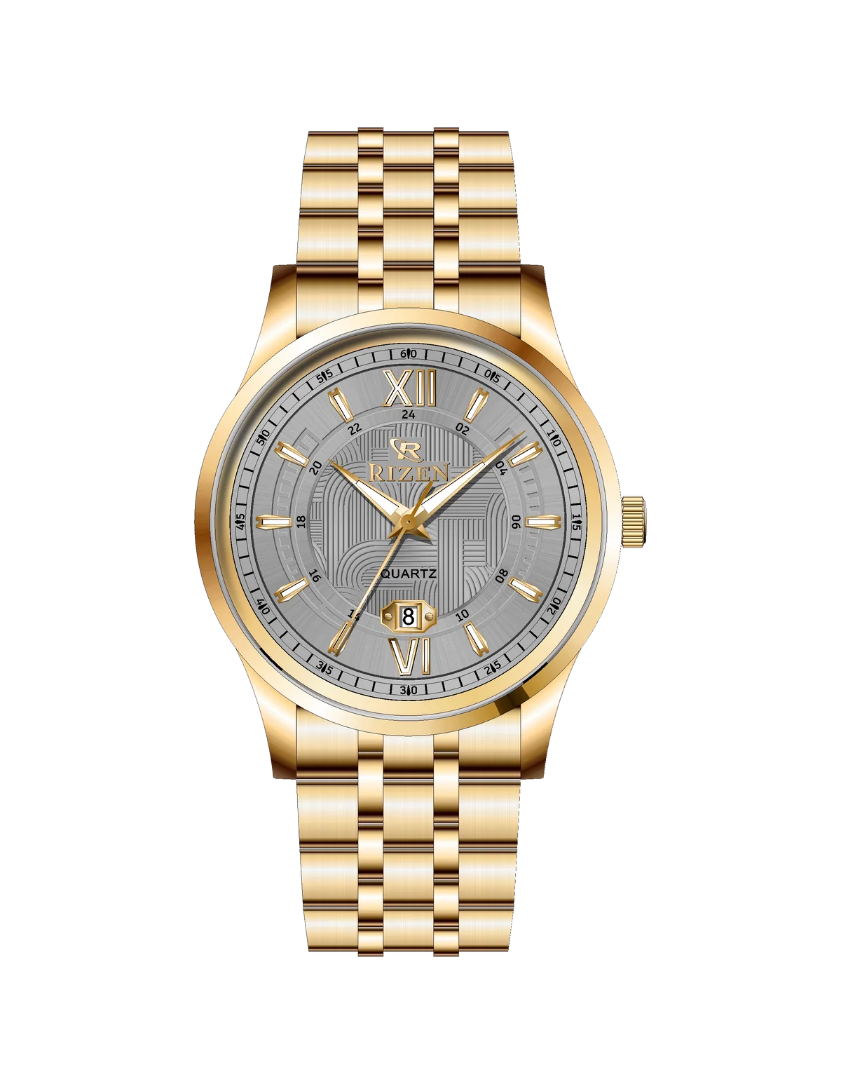 Rizen Stravon Gold RZ-0832 Stainless Steel Quartz