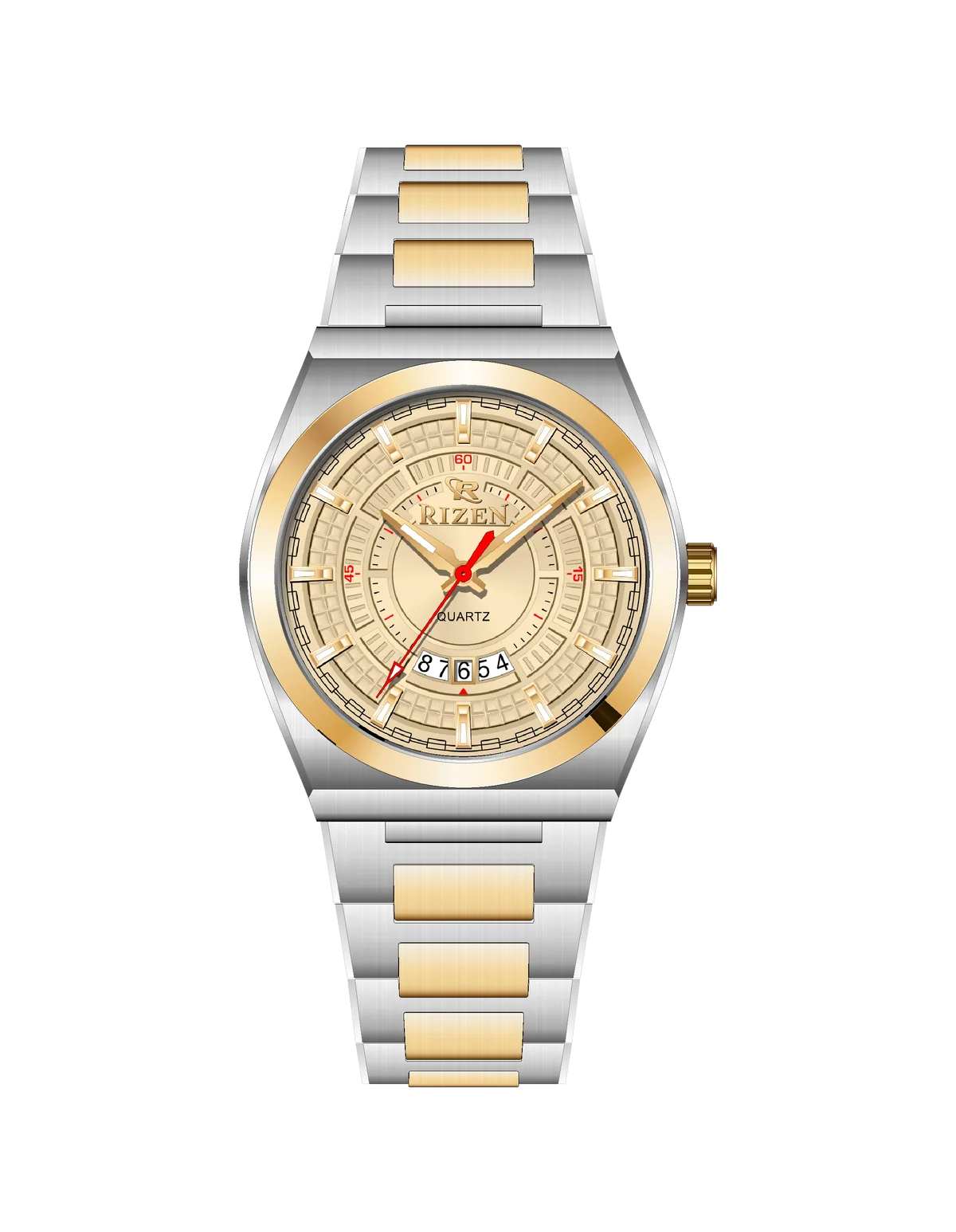Rizen Valmont RZ-0819 Two Tone Stainless Steel Quartz