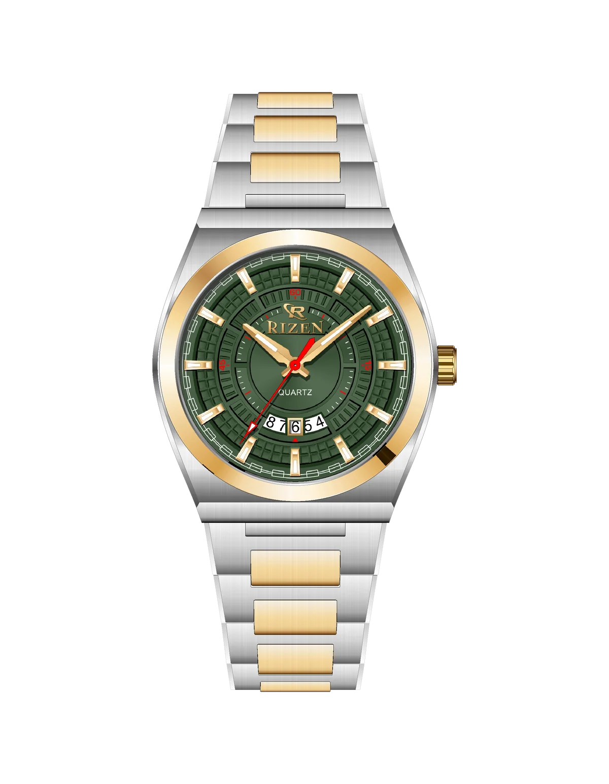 Rizen Valmont RZ-0819 Two Tone Stainless Steel Quartz