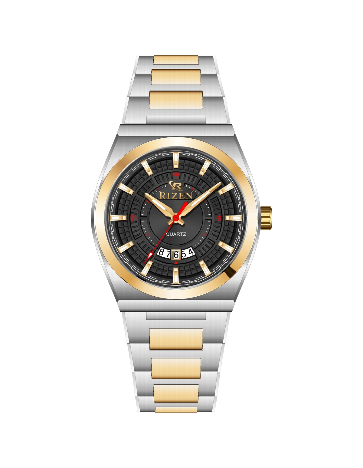 Rizen Valmont RZ-0819 Two Tone Stainless Steel Quartz
