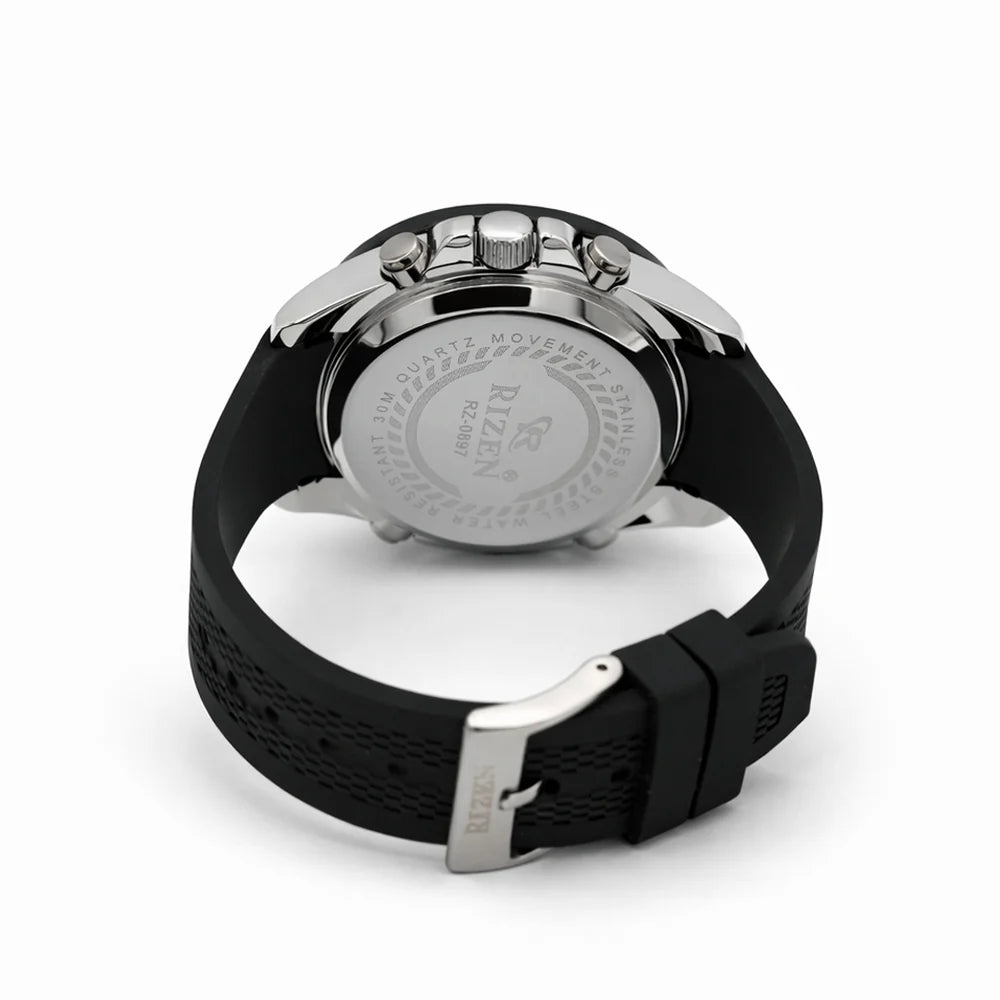 Rizen Apex RZ-0897 Salicon Strap Quartz