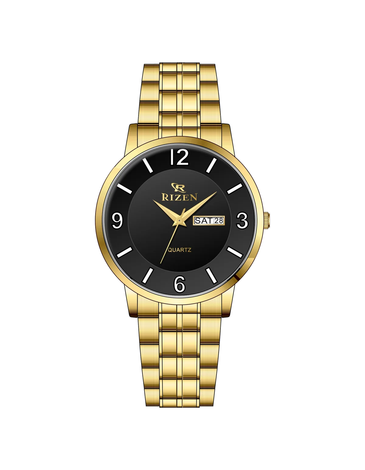 Rizen Glam RZ-677 Gold stainless steel Quartz