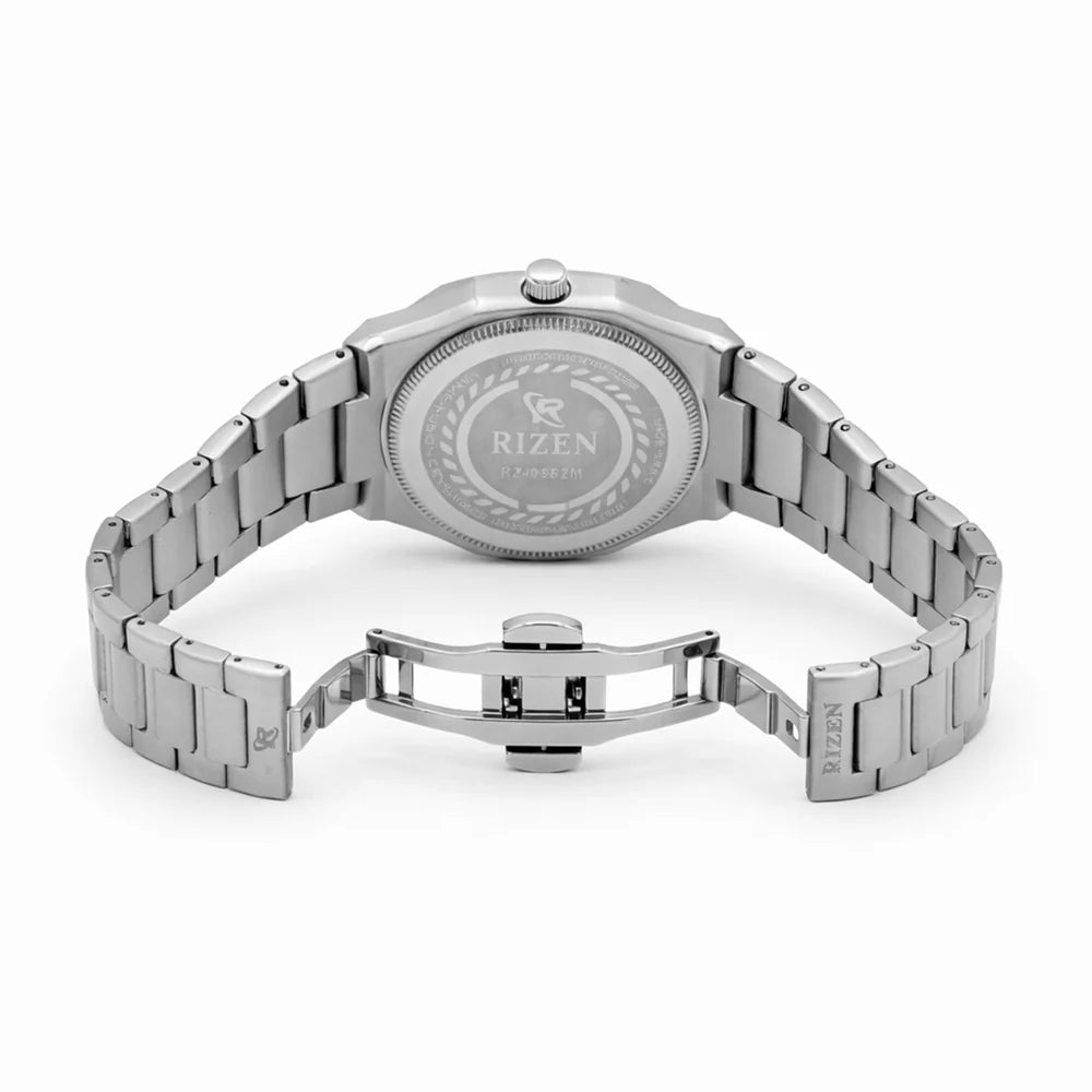 Rizen Leo Shine RZ-0562 Siver stainless steel Quartz