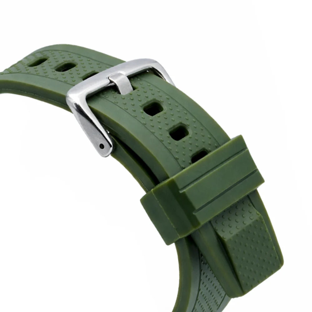 Rizen Polyclad RZ-0898 Silicone Strap Quartz