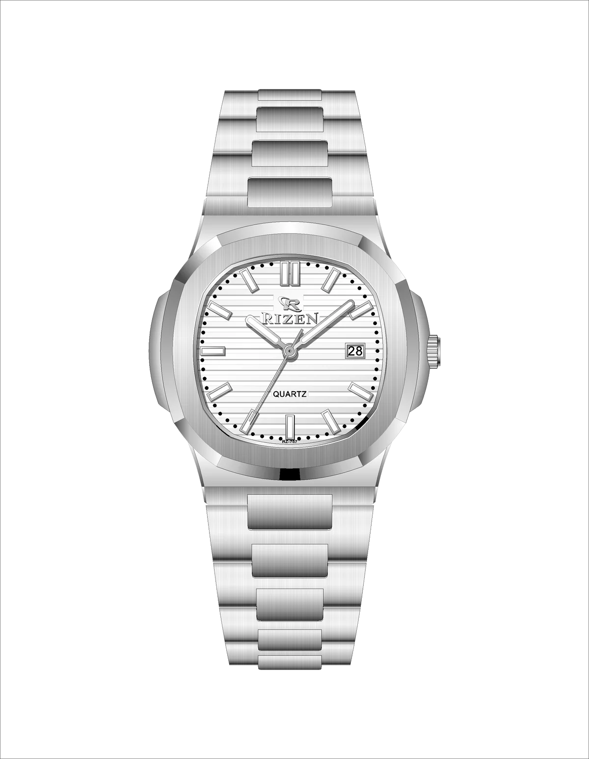 Rizen Raelix RZ-0757 Stainless Steel Quartz