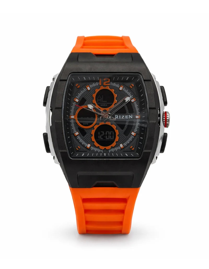 Rizen Stark RZ-0864 Salicon Strap Quartz