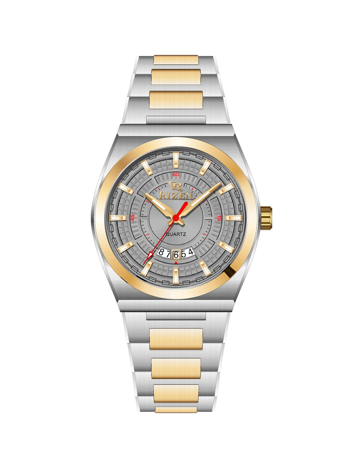 Rizen Valmont RZ-0819 Two Tone Stainless Steel Quartz