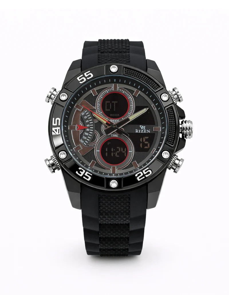Rizen Zeno RZ-0863 Salicon Strap Quartz
