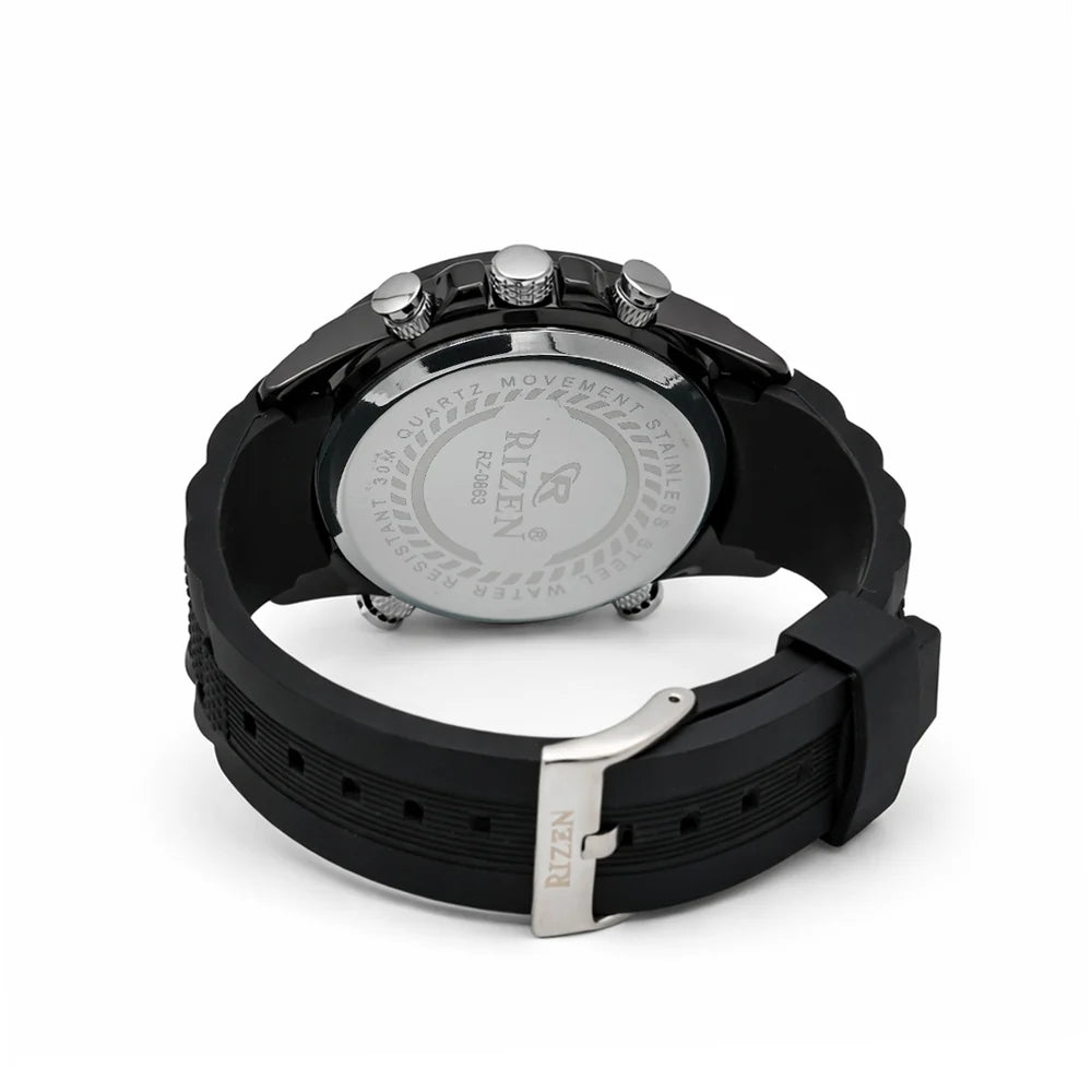 Rizen Zeno RZ-0863 Salicon Strap Quartz