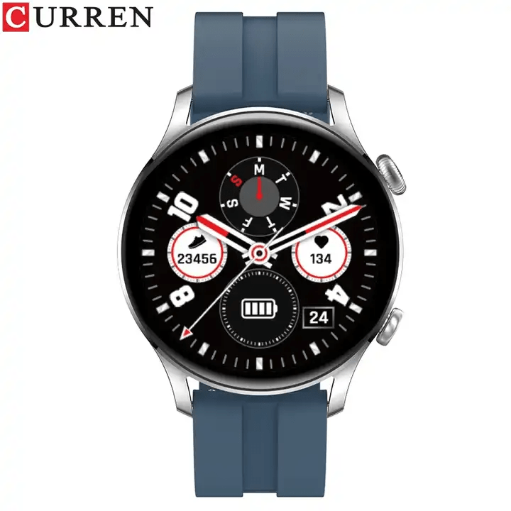 RS2 CURREN Original Brand Rubber Straps Wrist Smart Watch For Men & Women. - Timecheck