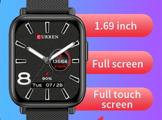 S1 CURREN Fashion Smartwatch Multi-Function Electronic Watch Men's Watch. - Timecheck