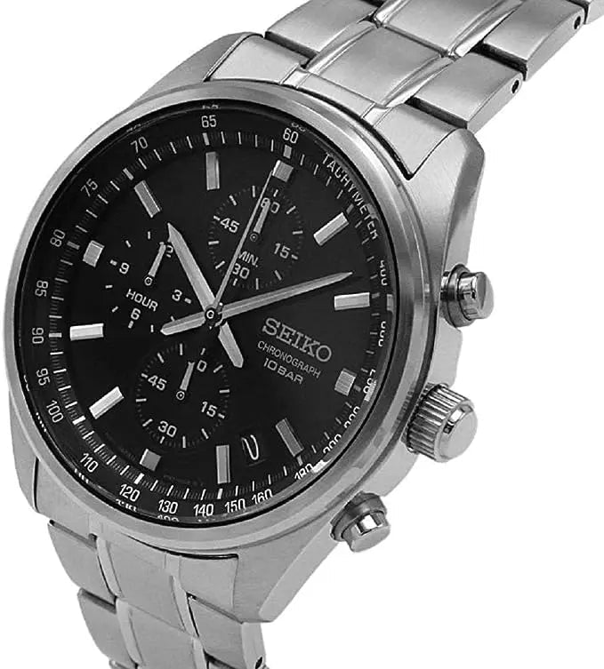 SSB379P1 Seiko Analog Business Quartz Chronograph Men's Watch. - Timecheck