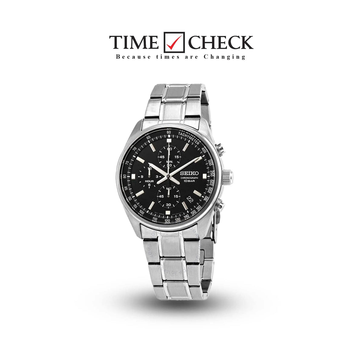 SSB379P1 Seiko Analog Business Quartz Chronograph Men's Watch. - Timecheck