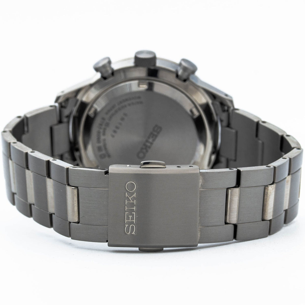 SSB389P1 Seiko Chronograph Men’s Watch Stainless Steel With Titanium. - Timecheck
