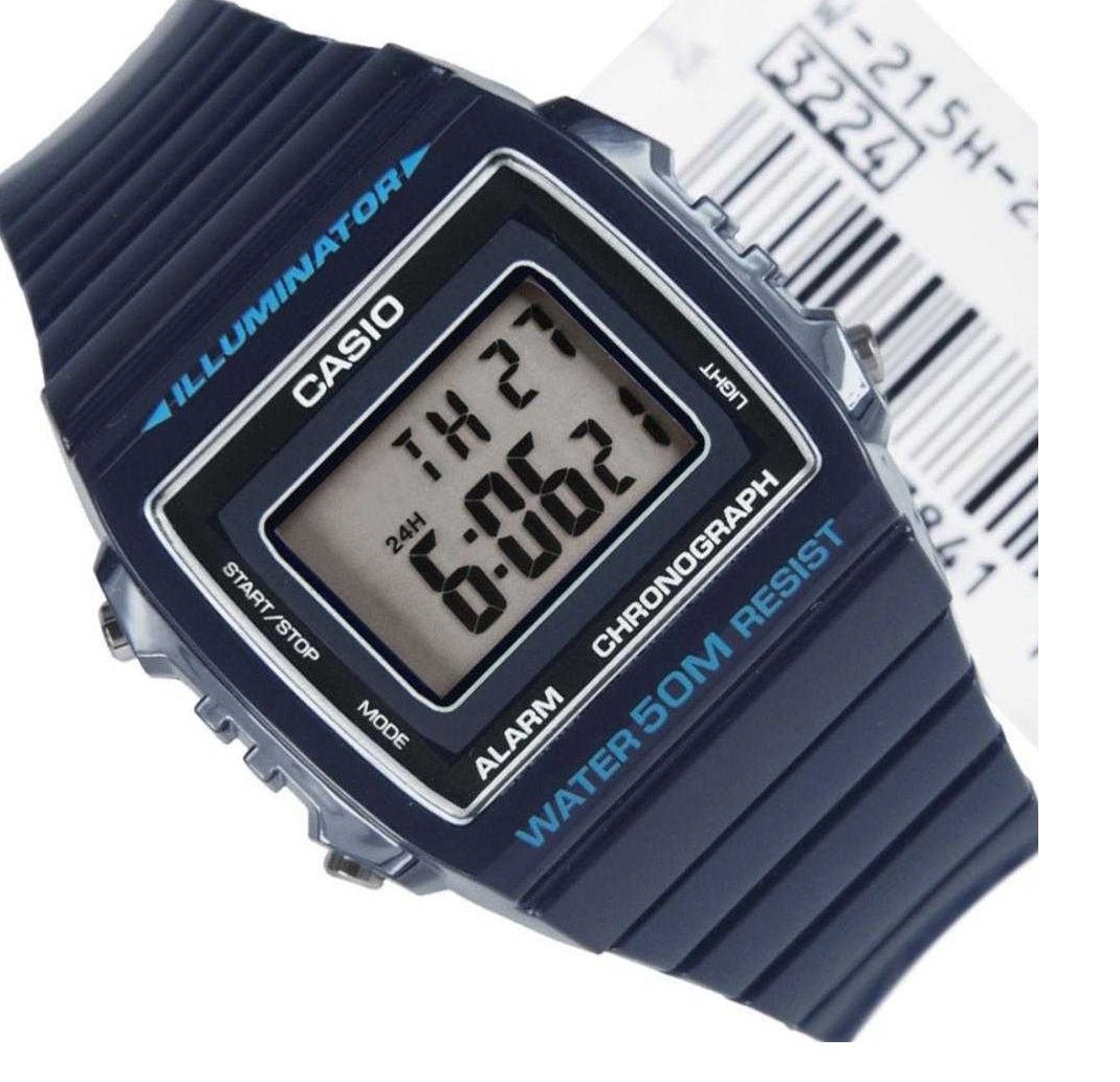 V-215H-2AVDF Casio Big Dial Digital Sports Youth Men's Wrist Watch. - Timecheck