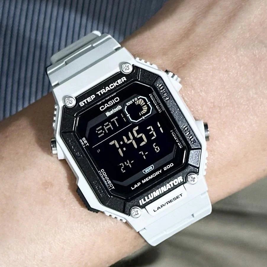 WS-B1000-8BVEF Casio Digital LED Illuminator Quartz Digital Men's Watch. - Timecheck